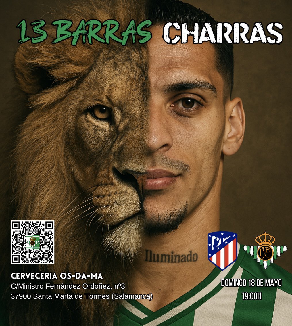 13barrascharras (@13barrascharras) on Twitter photo Hoy, ayer, mañana y siempre 💚
<a href="/Atleti/">Atlético de Madrid</a>
<a href="/RealBetis/">Real Betis Balompié 🌴💚</a>
#díadebetis
#betis
#realbetis
#realbetisbalompie
#rbb
#13bc
#13barrascharras
#ontour13bc
#salamanca Hoy, ayer, mañana y siempre 💚
<a href="/Atleti/">Atlético de Madrid</a>
<a href="/RealBetis/">Real Betis Balompié 🌴💚</a>
#díadebetis
#betis
#realbetis
#realbetisbalompie
#rbb
#13bc
#13barrascharras
#ontour13bc
#salamanca