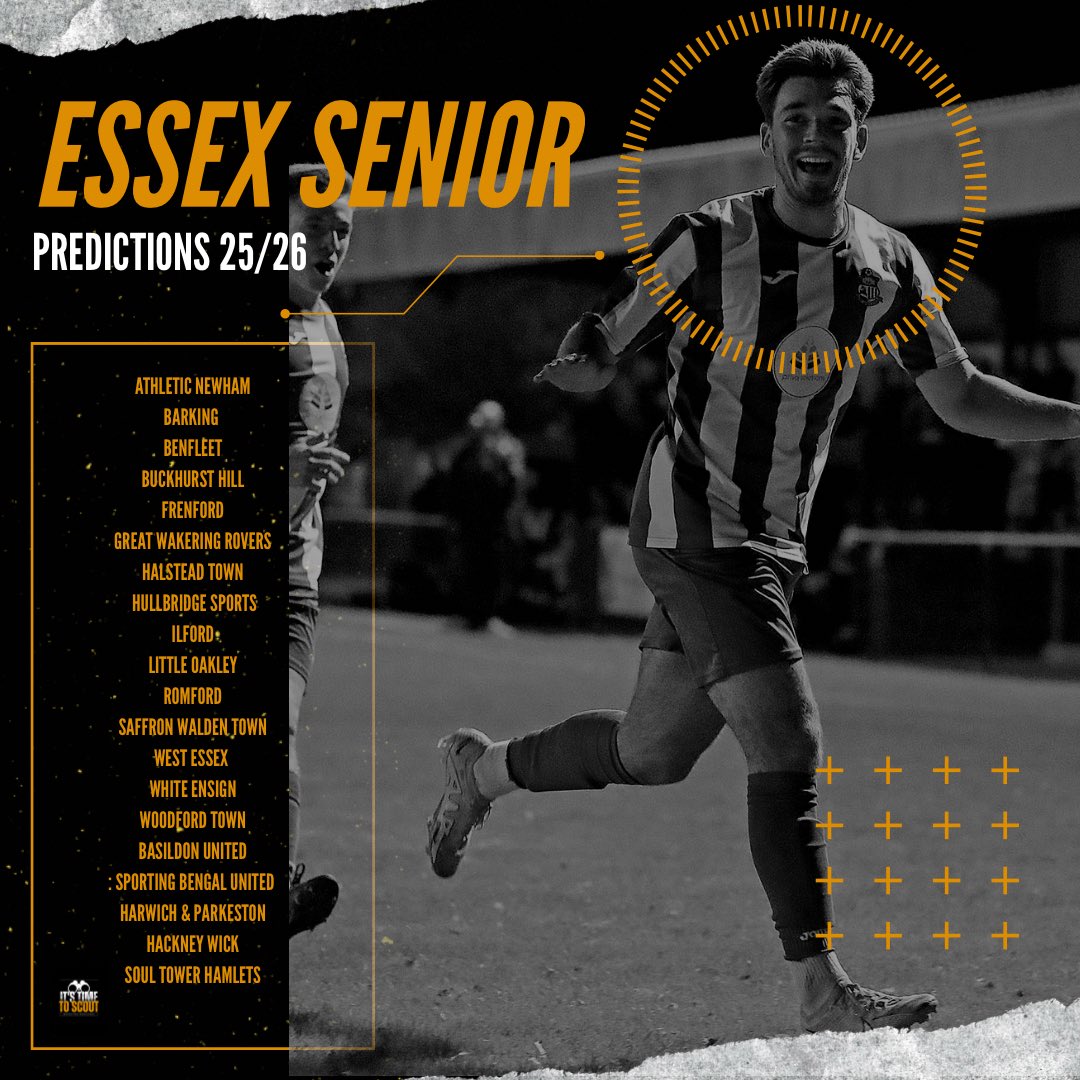 ScoutingNonLeague (@scoutingnonlg) on Twitter photo The 2025/26 Essex Senior League season is fast approaching… but who’s your pick for the title?
Dark horses? Relegation worries? Golden boot contenders?
Drop your early predictions below and let’s hear those bold takes! <a href="/EssexSenior/">Essex Senior League</a>
#NonLeague #EssexSeniorLeague #ESL2526 The 2025/26 Essex Senior League season is fast approaching… but who’s your pick for the title?
Dark horses? Relegation worries? Golden boot contenders?
Drop your early predictions below and let’s hear those bold takes! <a href="/EssexSenior/">Essex Senior League</a>
#NonLeague #EssexSeniorLeague #ESL2526