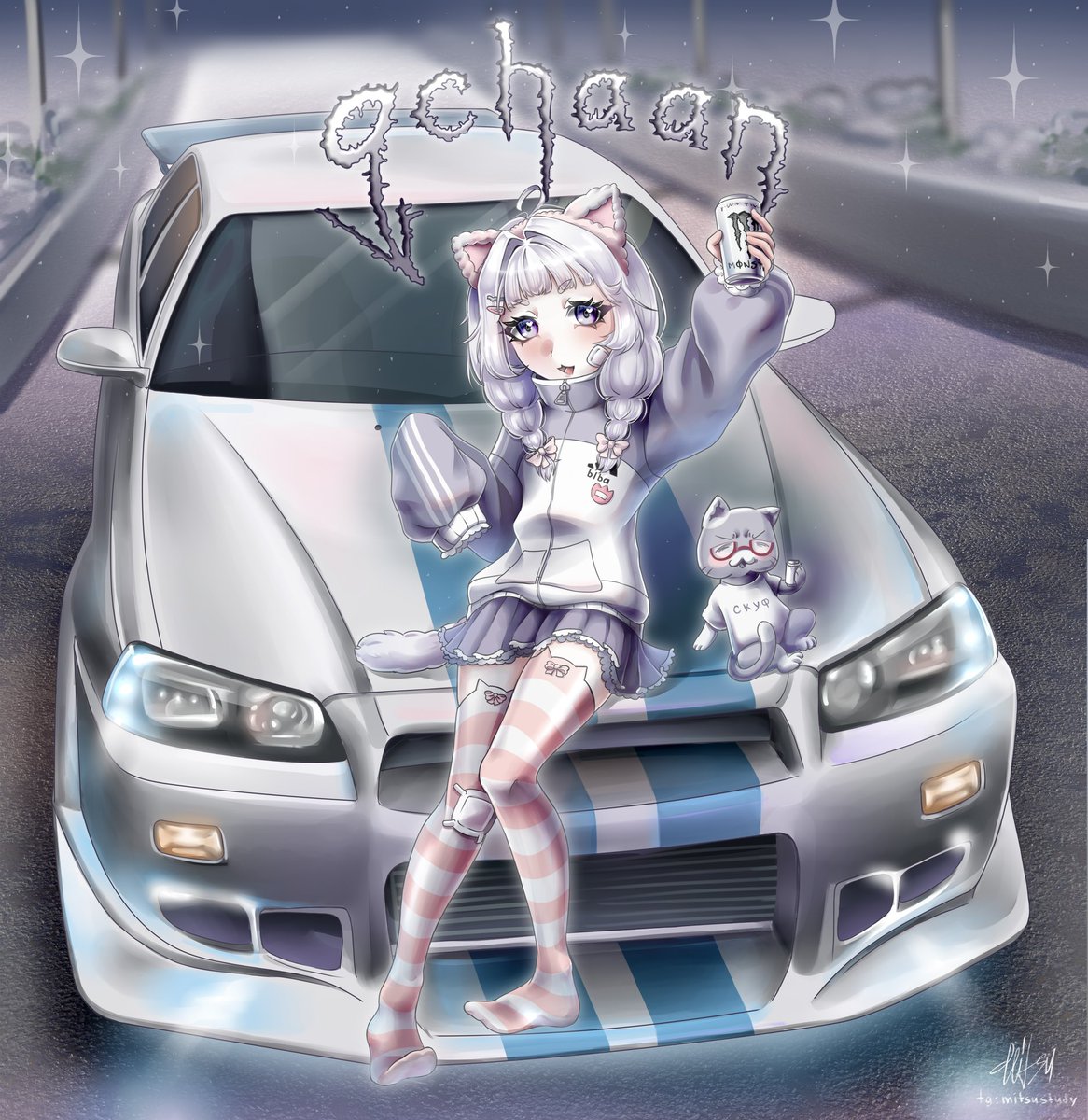 ForloardKanin's tweet image. #q9pic #qchaan #vtuber #nissangtr #jdm