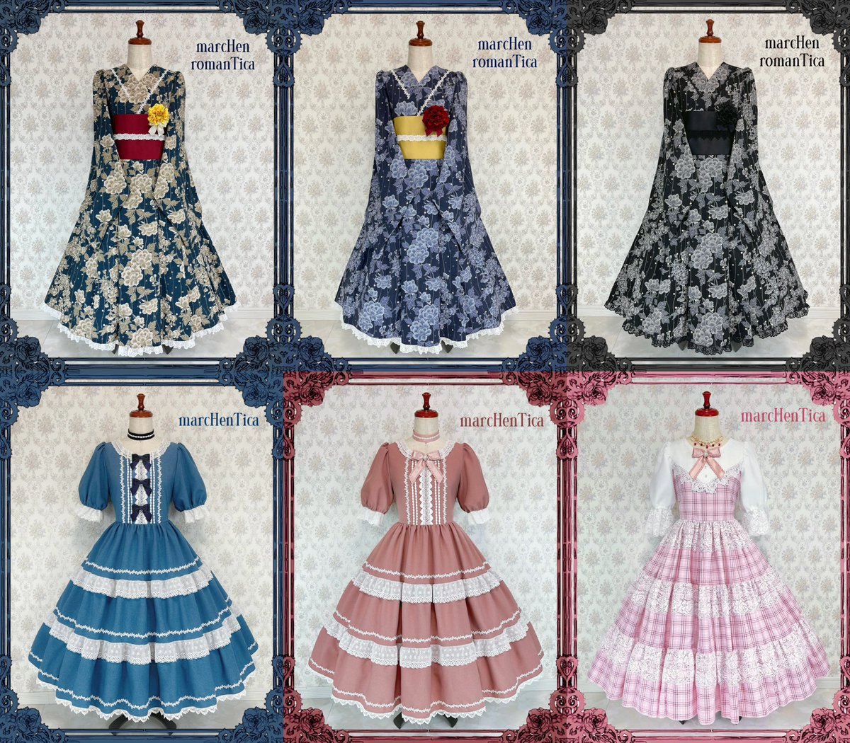 週末限定値下【新品】marchenTica スウィートローズワンピース 📣スタートダッシュセール marcHenTicaの最安値は本日まで