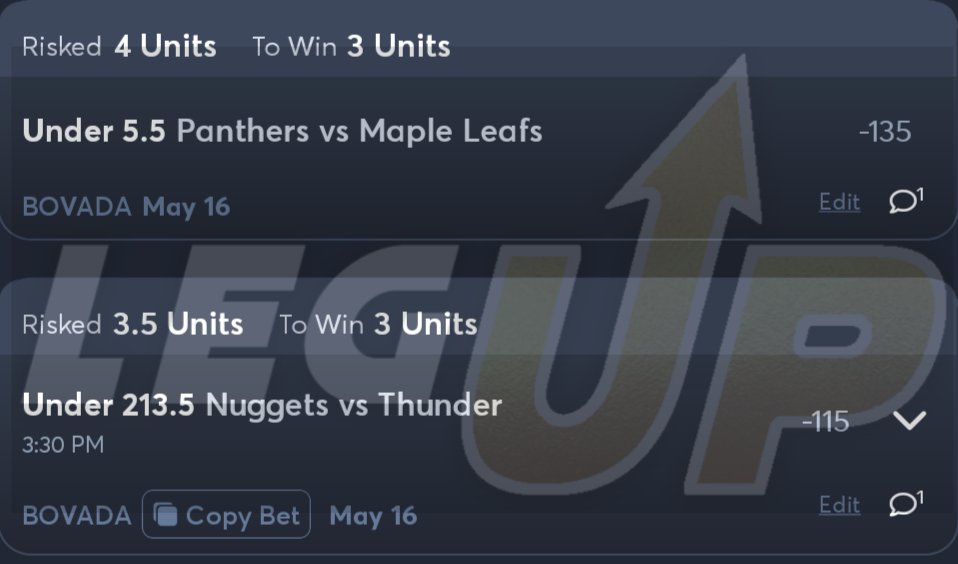 Leg Up Picks tweet media