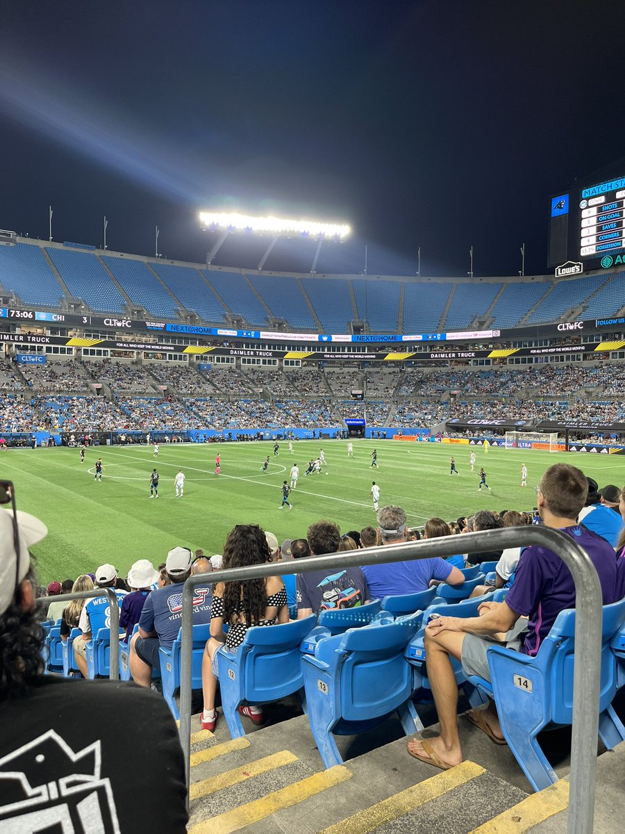 Big shoutout to my brother <a href="/ChituruOdunze/">Chituru Odunze</a> <a href="/CharlotteFC/">Charlotte FC</a> for hooking me up with tickets to the game 🙏🏽
