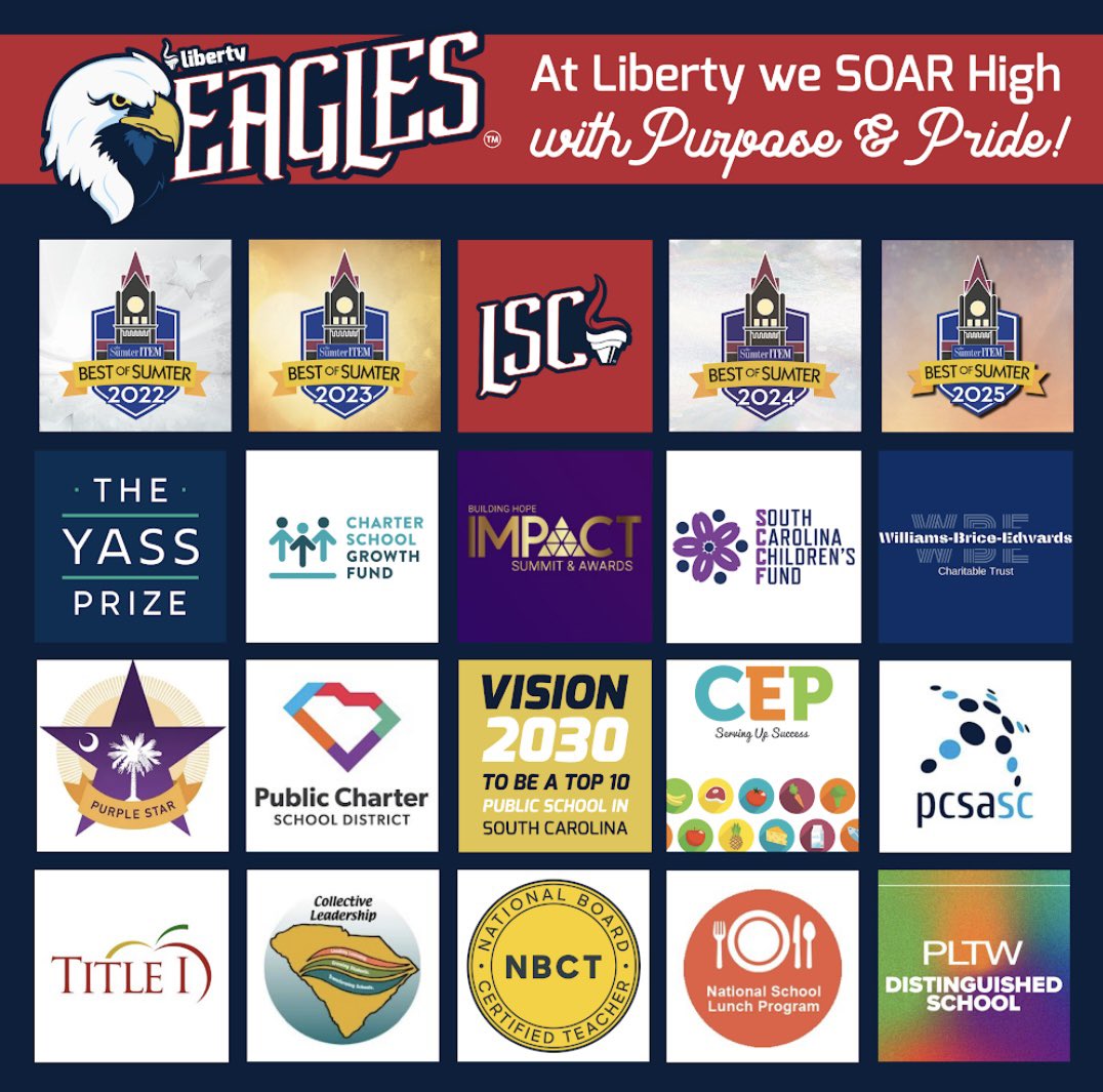 At Liberty, we SOAR High with Purpose &amp; Pride! 
#TheLibertyDifference #CharterChoiceChange