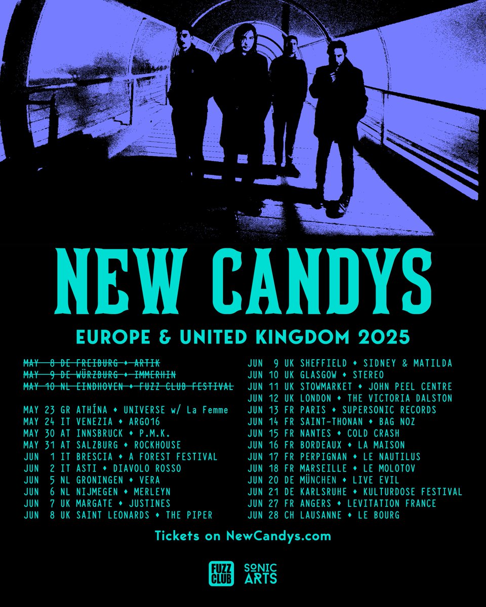Right now, this is one of the few photos from last weekend, and it’s awesome. We saw very few phones in the air but lots of people truly into the music. Can't wait for the tour to begin. Huge thanks to everyone!
newcandys.com/#shows