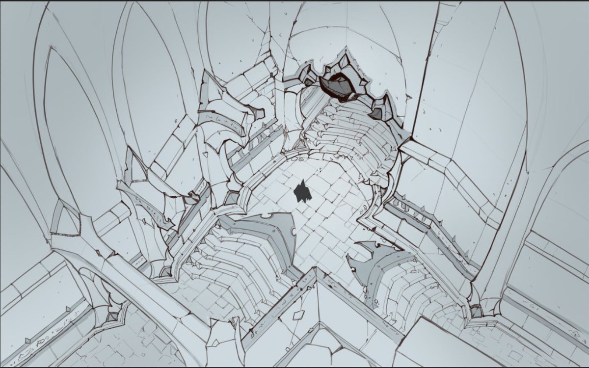 This one brings everything together!! ^^ I was testing all the modules I had made so far, and exploring how stairs interact with corners and different situations, like an 8 m corridor meeting a 10 m one at a shared corner with stairs😇😇😇😇