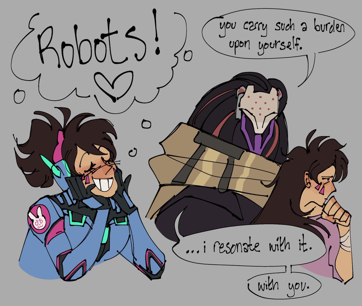 avojunkie's tweet image. #overwatch #dvattra brainworms