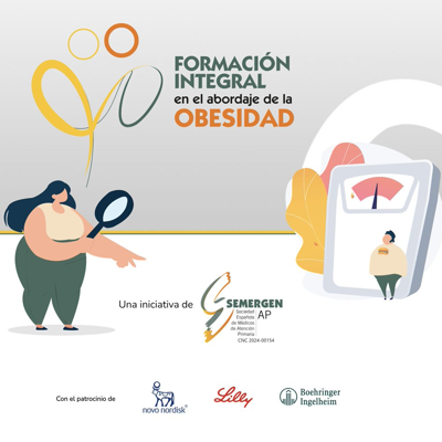 #Obesidad 🥗🩺🫀CURSO. Formación integral en el abordaje de la OBESIDAD.
👨‍⚕️👩‍⚕️Dirigido a Médicos de atención primaria y otros profesionales sanitarios con interés en el abordaje de la obesidad
🎯El objetivo es contribuir en la formación integral del abordaje y tratamiento de la