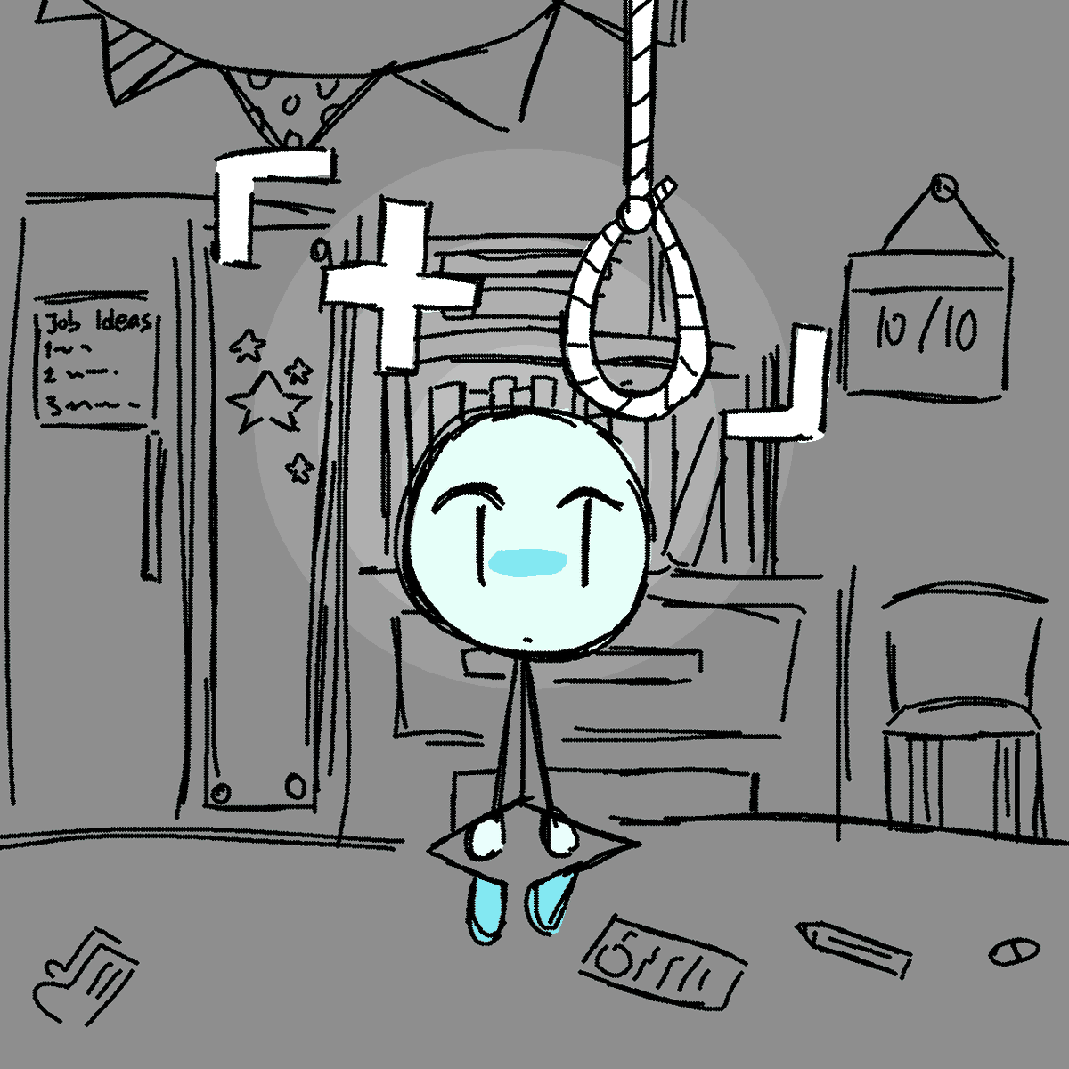[ TW: NOOSE ] i hate that im a bit pepoyo-pilled rn 

( #thsc #henrystickmin )