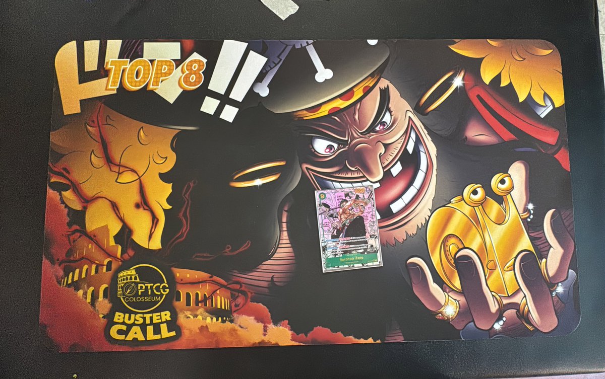 Finished top 4 in today buster call tournament 128 player
MU was 
Usop W
Vega W
Smoker r/g lose missplay
Shanks W
Mirror W
Kata W
Betty W
Top 8
Mirror  2/0 W
Top 4
Smoker L 1/2

Gp best deck 🫶🏻🫶🏻
Shotout to <a href="/JellybeansOP/">Jeremy</a> for his guide,0 testing but the theory was def worth it