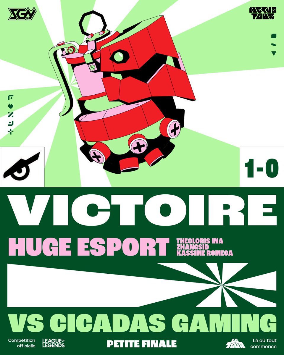 SGN (@student_gn) on Twitter photo Après une game éprouvante les <a href="/HUGE_Esport/">HUGE Esports</a> prennent le lead et ne sont plus qu'à une game de la médaille de bronze Après une game éprouvante les <a href="/HUGE_Esport/">HUGE Esports</a> prennent le lead et ne sont plus qu'à une game de la médaille de bronze