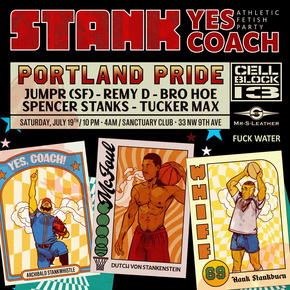 STANK x YES COACH for PDX Pride!