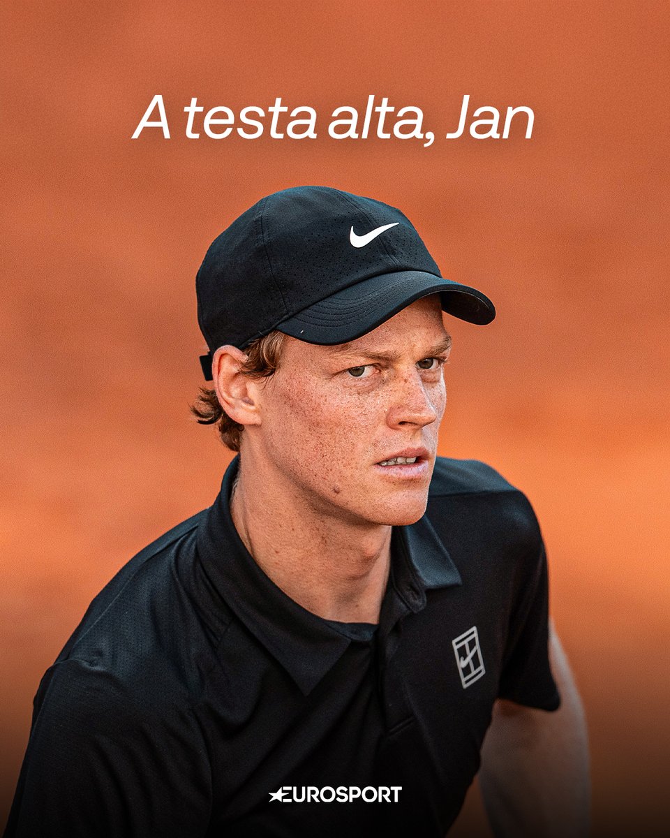 Eurosport_IT's tweet photo. Il solo fatto di averti visto in campo è stata una vittoria 🧡

A testa alta Jannik, questa finale vale più di ogni altra cosa per quello che hai passato.

Il meglio deve ancora venire 🫂

#EurosportTENNIS #Sinner https://t.co/SkZXzDGKHN