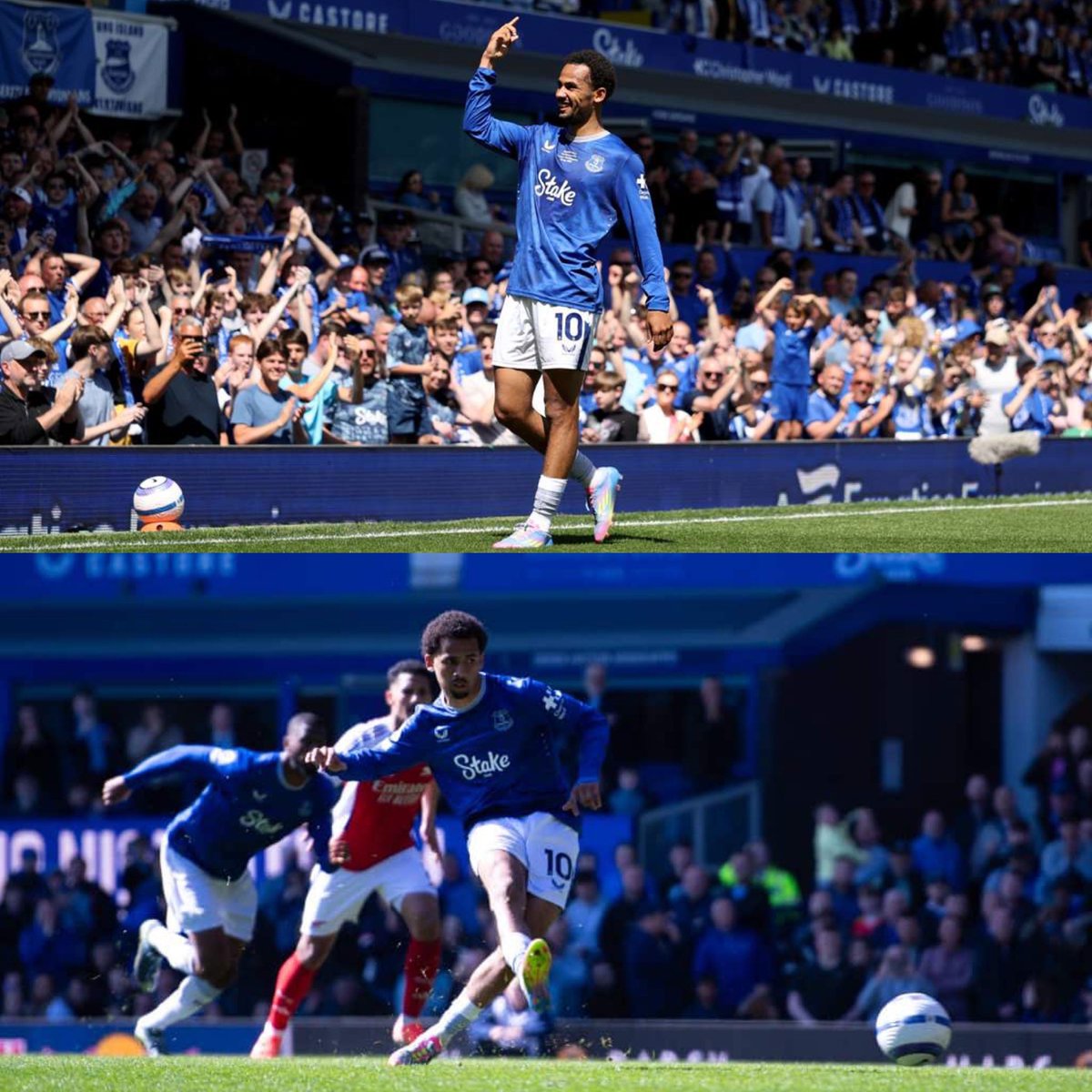 James Pendleton (@jpends_) on Twitter photo Iliman Ndiaye scored Everton’s final goal at both the Park End and the Gwladys Steet💙🏟️ Iliman Ndiaye scored Everton’s final goal at both the Park End and the Gwladys Steet💙🏟️