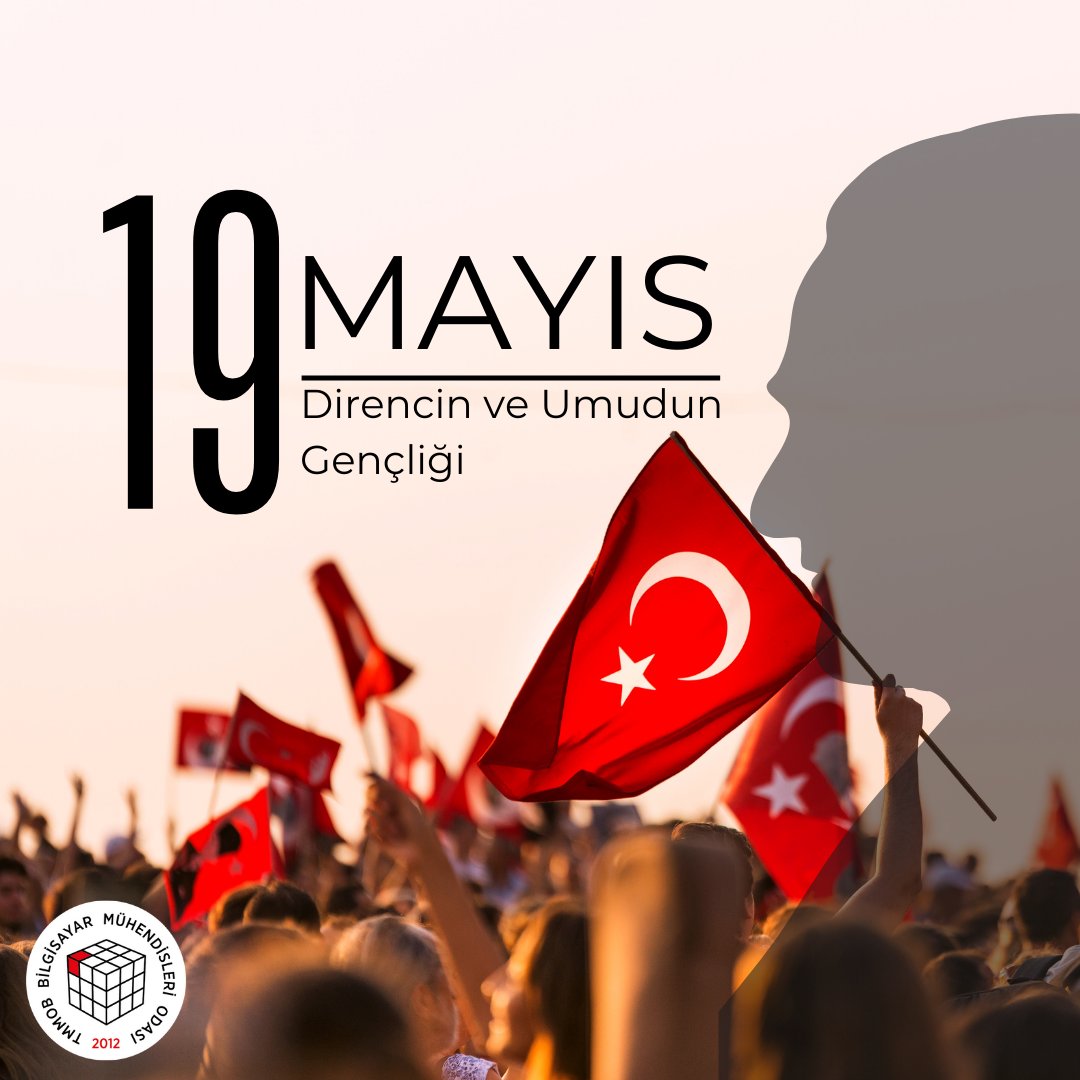 Tüm üyelerimizin, meslektaşlarımızın ve yurttaşlarımızın 19 Mayıs Atatürk’ü Anma, Gençlik ve Spor Bayramı kutlu olsun!
TMMOB Bilgisayar Mühendisleri Odası
7. Dönem Yönetim Kurulu
l24.im/1KkubD