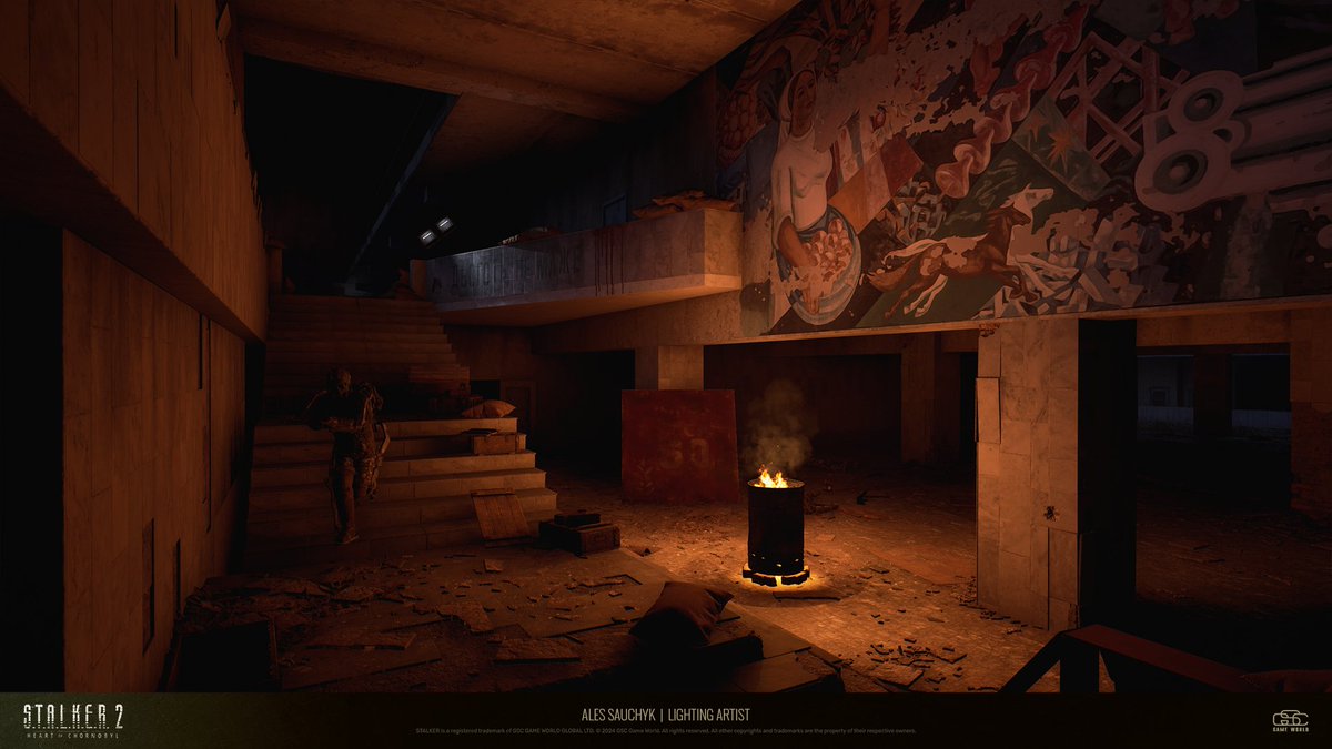 PCGI_Ales's tweet photo. https://t.co/AzbQPSboIH
As a big fan of original trilogy, I'm glad I had a chance to work on lighting in DK Energetyk. It's small but important hub that you visit near the end of the game. Be aware that locals might not trust you, Pripyat is a dangerous place after all

#Stalker2 https://t.co/MQJsejWIFW
