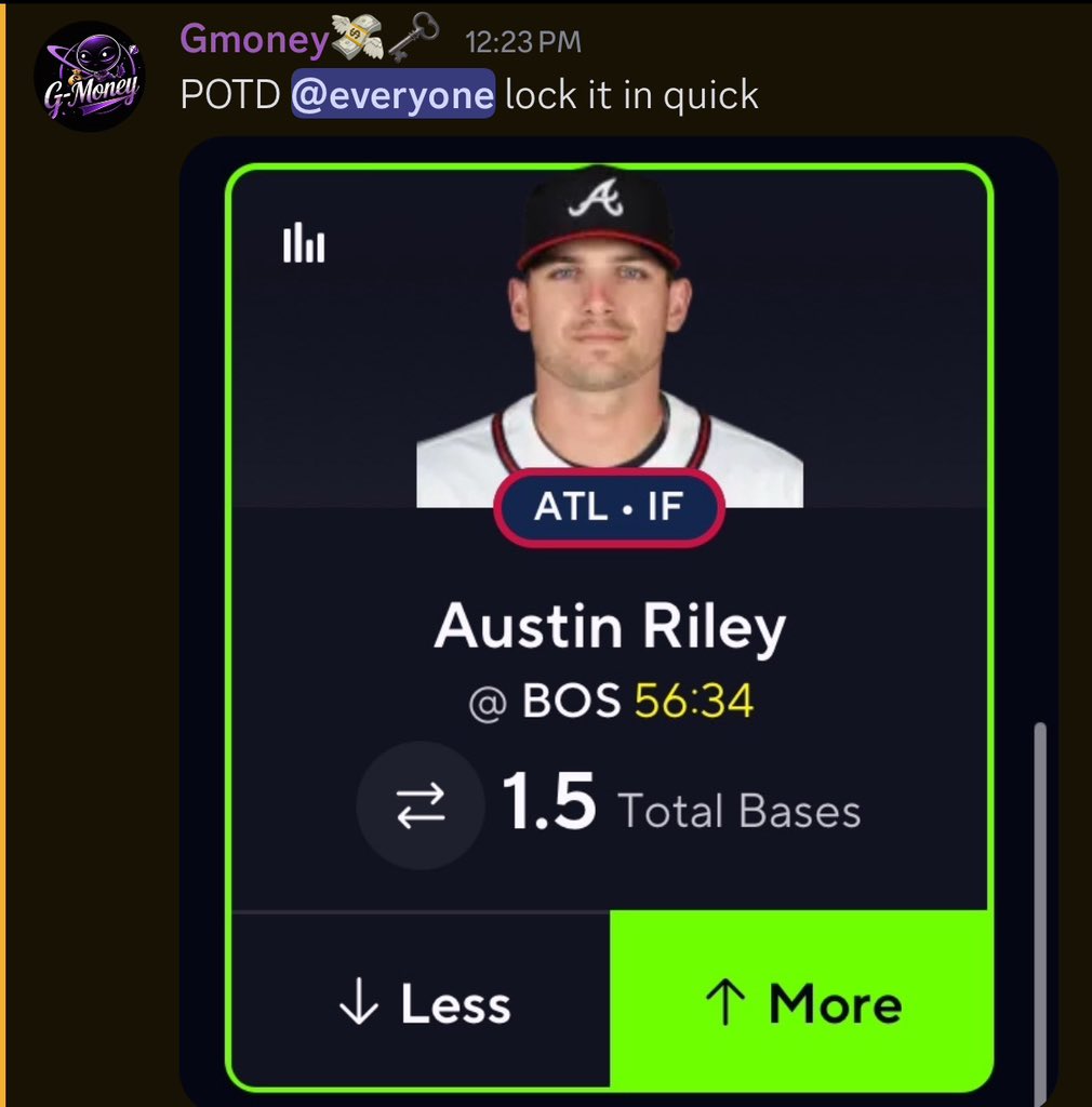 POTD

#SportsBetting #MLB #Prizepicks