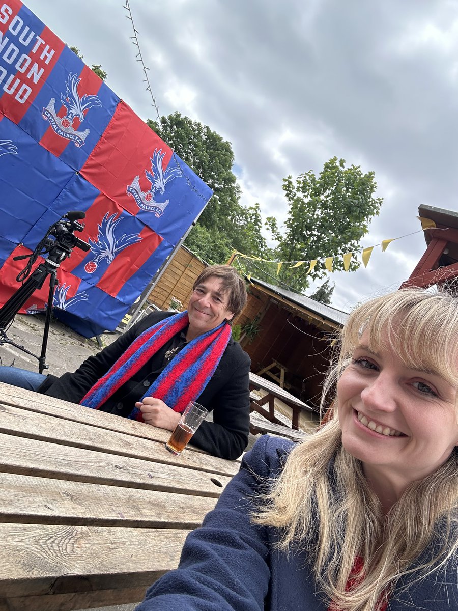 Anna Geary (@annagearytv) on Twitter photo Thanks <a href="/mrmarksteel/">Mark Steel</a> for speaking to me this afternoon after your late night celebrating <a href="/CPFC/">Crystal Palace F.C.</a> FA Cup triumph 🏆
Report tonight <a href="/itvlondon/">ITV London</a> 6.45 pm 📺 Thanks <a href="/mrmarksteel/">Mark Steel</a> for speaking to me this afternoon after your late night celebrating <a href="/CPFC/">Crystal Palace F.C.</a> FA Cup triumph 🏆
Report tonight <a href="/itvlondon/">ITV London</a> 6.45 pm 📺