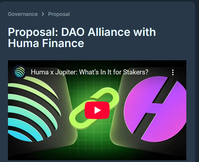 _Berkshirehat's tweet image. new @JupiterExchange vote! deciding if we should collaborate with @humafinance or not, seems like an easy yes for me