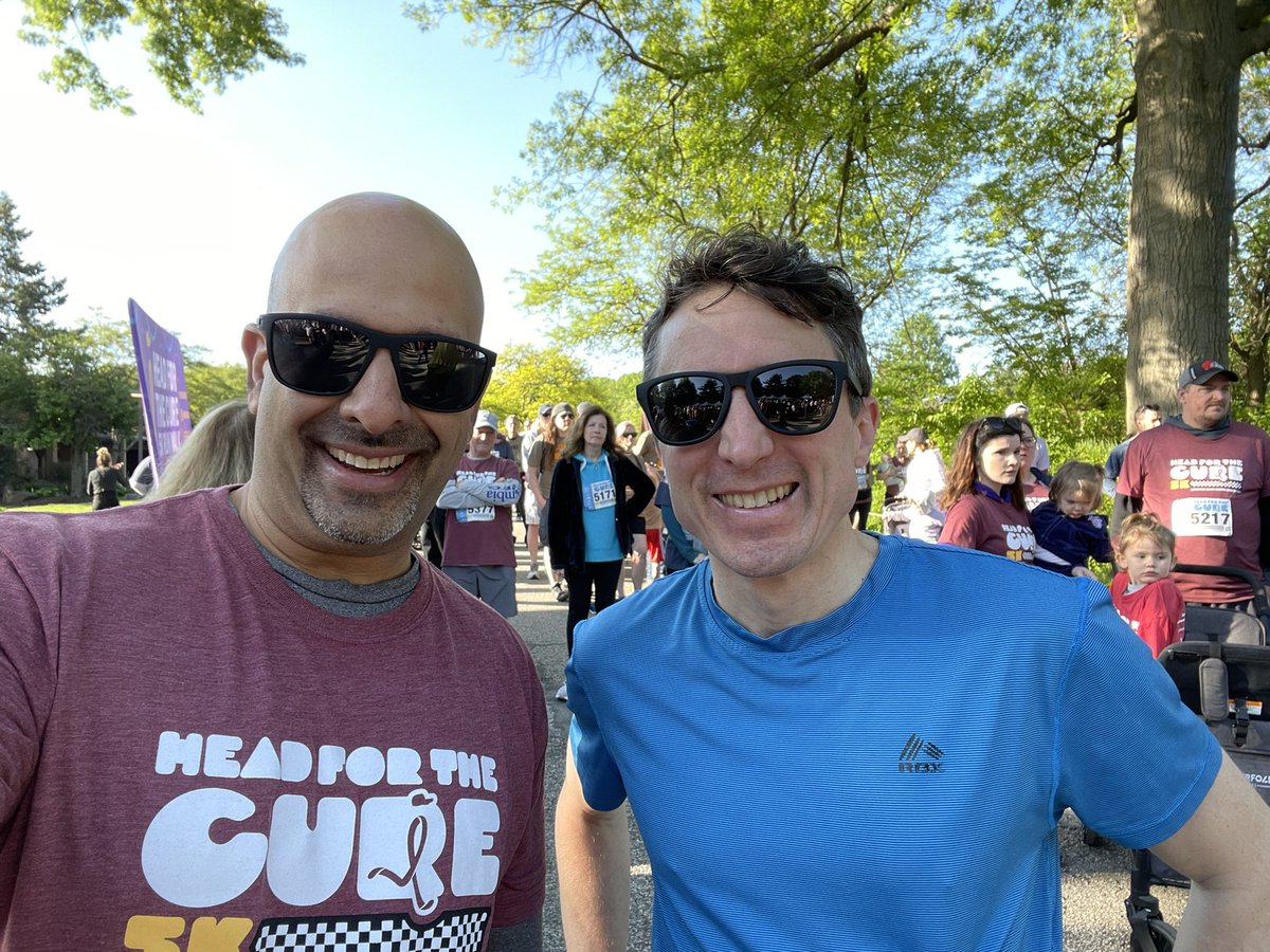 Justin Lathia, PhD 🧠🕺🏽 (@justinlathia) on Twitter photo Great AM today at the <a href="/HeadfortheCure/">Head For The Cure</a> Cleveland event - thank you for all your support for our brain tumor center! A big congrats to Dr. Dave Peereboom, for playing such a vital role in the event celebrating 10 years in Cleveland and Dr. Chris Hine for winning the 5K 🏃♂️💨 Great AM today at the <a href="/HeadfortheCure/">Head For The Cure</a> Cleveland event - thank you for all your support for our brain tumor center! A big congrats to Dr. Dave Peereboom, for playing such a vital role in the event celebrating 10 years in Cleveland and Dr. Chris Hine for winning the 5K 🏃♂️💨