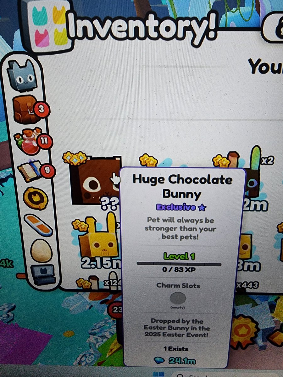 Genealogy by Brad (@bradfrogger) on Twitter photo Only 1 exists? Wut? This has been sitting in my gifts for several weeks.
<a href="/MissCozyTrades/">Miss CozyTrades</a> did you get any gifts back when the Easter bunny was giving them out? Only 1 exists? Wut? This has been sitting in my gifts for several weeks.
<a href="/MissCozyTrades/">Miss CozyTrades</a> did you get any gifts back when the Easter bunny was giving them out?