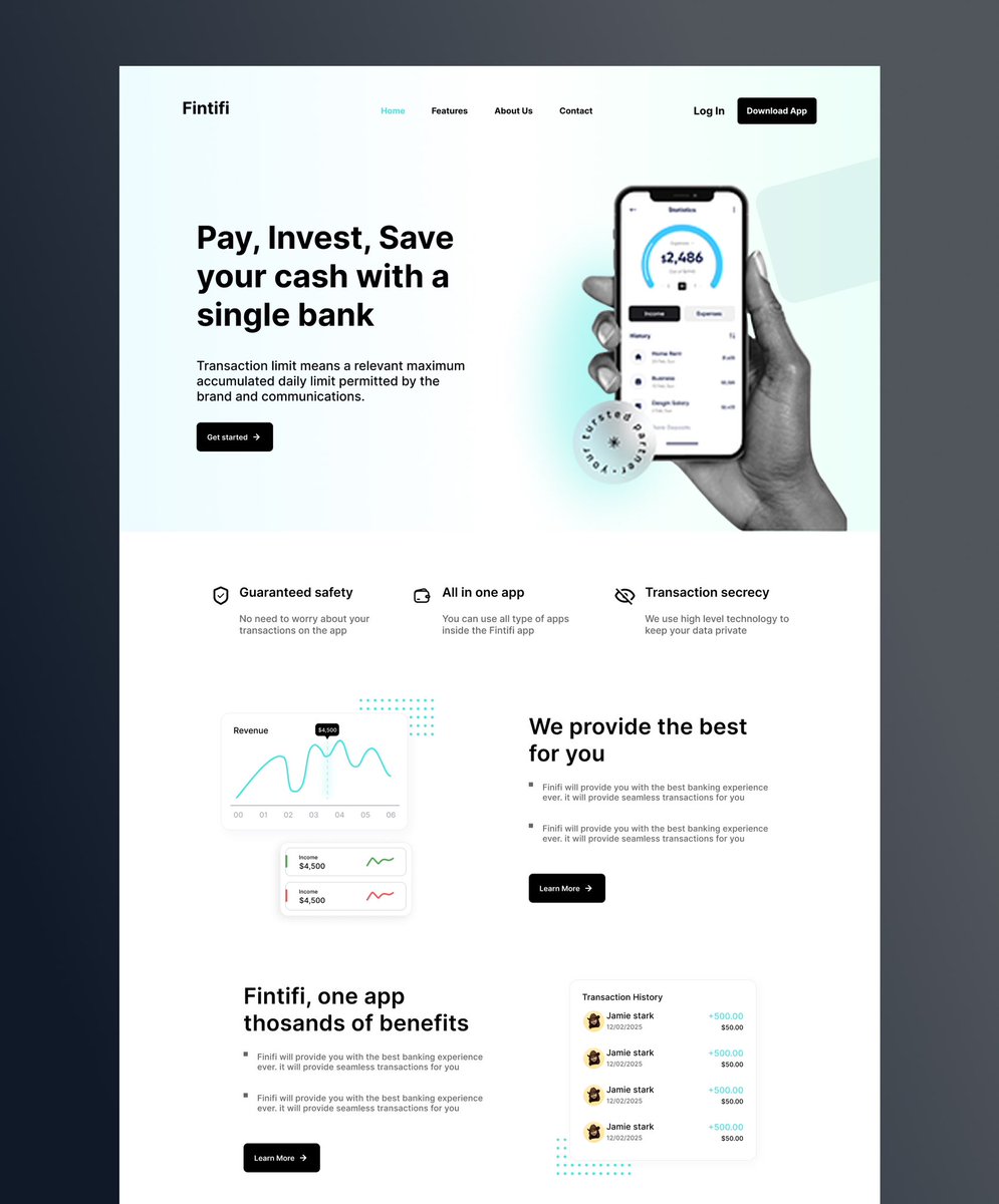 eniafolalu's tweet photo. I replicated this website using 5 UI/UX principles. 

Clear visual hierarchy, 
Better typography pairing, 
Responsive layout, 
Consistent button style and 
Emotional color palette

#UXDesign #UIDesign #Figma #WebDesign #DesignInspiration #BuildInPublic 
#DesignToEarn #UXUIDesign https://t.co/9ui4zfVze3
