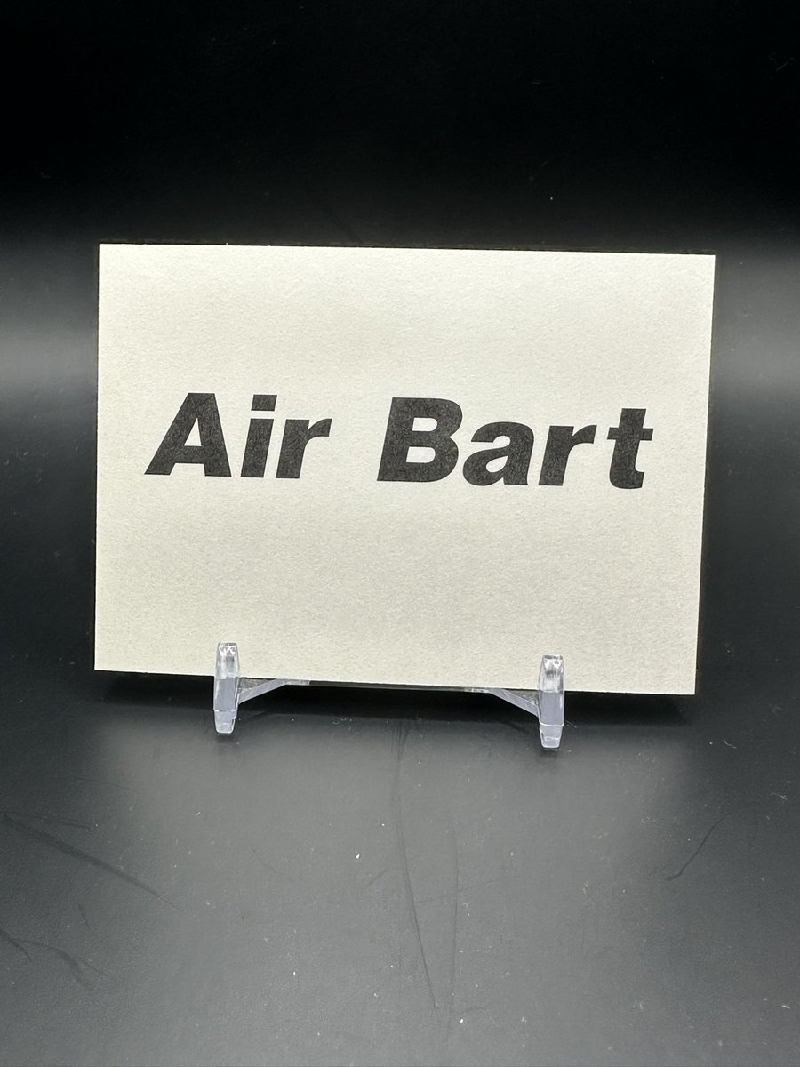 oldmanstylecard's tweet photo. Junk Wax Collection: 1990 Broder Bart Simpson “Air Bart”. Broder made these unlicensed cards and had to add another Bart card to my PC 😂! Nothing screams 90’s kid like these cards. #junkwax #junkwaxgold #junkwaxera #bartsimpson #airbart #thesimpsons #cards https://t.co/dTdPCDfwws