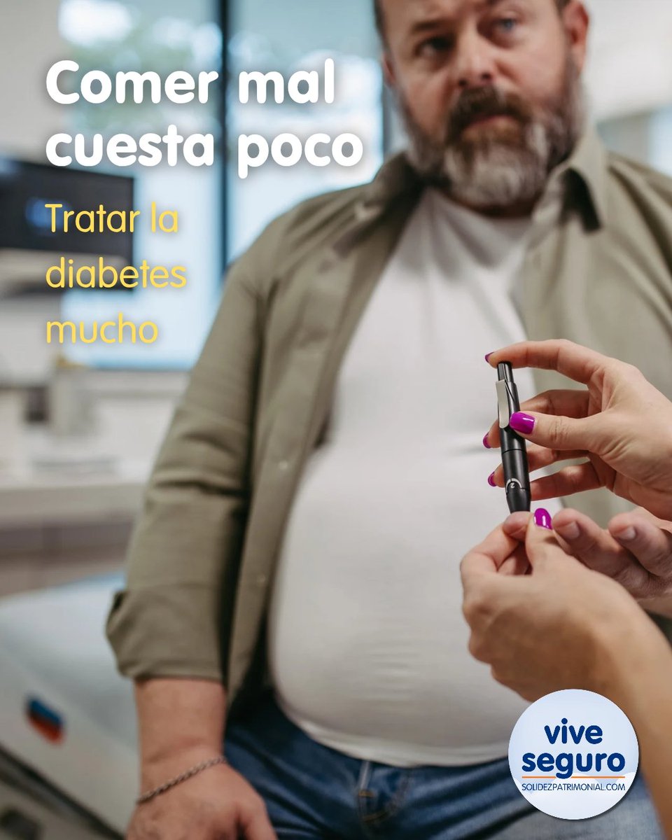 ManuelVCano's tweet photo. Comer mal cuesta poco. tratar la diabetes mucho.
La #DiabetesTipo2 afecta a millones y muchas veces se detecta tarde.
Prevenir es más barato que enfrentar las consecuencias.
Cheque, hábitos saludables y respaldo médico hacen la diferencia #SeguroDeGastosMédicos #HábitosSaludables https://t.co/QBeiiMIsMv