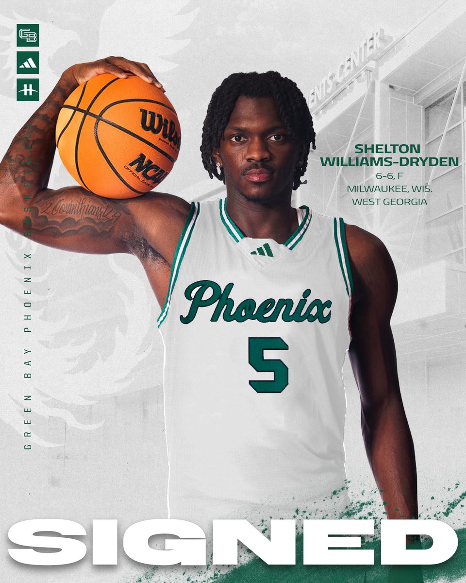 Green Bay Men’s Basketball (@gbphoenixmbb) on Twitter photo Here's a little Sunday present for you Phoenix fans. Welcome back to Wisconsin, <a href="/theshelw_/">Shelton Williams-Dryden</a> ❗
#RiseWithUs Here's a little Sunday present for you Phoenix fans. Welcome back to Wisconsin, <a href="/theshelw_/">Shelton Williams-Dryden</a> ❗
#RiseWithUs