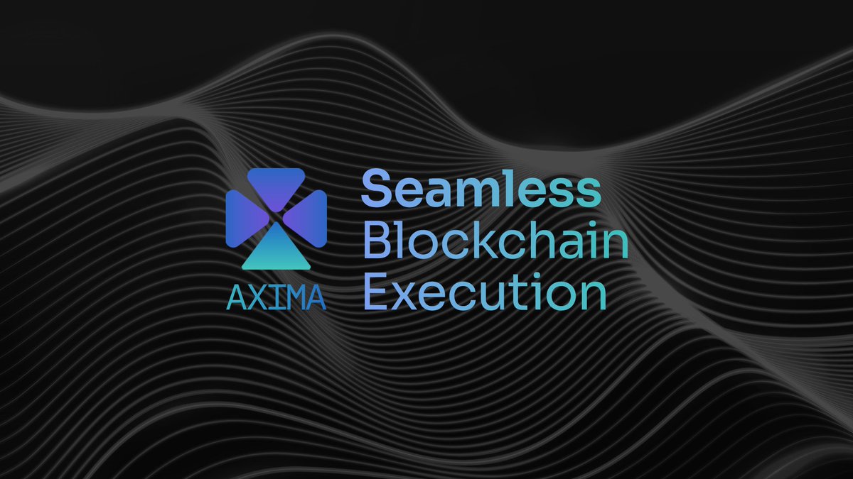 AximaXYZ's tweet photo. Axima– the breakthrough conversational layer for Solana. 

Transform blockchain interaction through natural language processing. 

Finally.. users can speak to blockchain directly. 
Seamless blockchain execution, where conversation is the new command line.