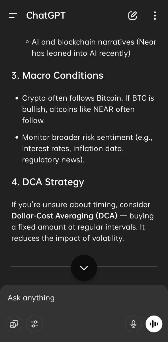 Raj Fahim (@fahimraj76) on Twitter photo I use <a href="/sentient_chat/">Sentient Chat</a> crypto mode and use chatgpt. I asked when should I buy $near. Then I saw the answer to their question. I liked the sentient chat answer better and and it seems Sentient Chat can provide a more focused answer.
<a href="/vivekkolli/">Vivek Kolli</a> <a href="/shivgamishadow/">Shivgami</a>
<a href="/0xsachi/">Miss Sentient</a> <a href="/hstyagi/">Himanshu Tyagi</a> I use <a href="/sentient_chat/">Sentient Chat</a> crypto mode and use chatgpt. I asked when should I buy $near. Then I saw the answer to their question. I liked the sentient chat answer better and and it seems Sentient Chat can provide a more focused answer.
<a href="/vivekkolli/">Vivek Kolli</a> <a href="/shivgamishadow/">Shivgami</a>
<a href="/0xsachi/">Miss Sentient</a> <a href="/hstyagi/">Himanshu Tyagi</a>
