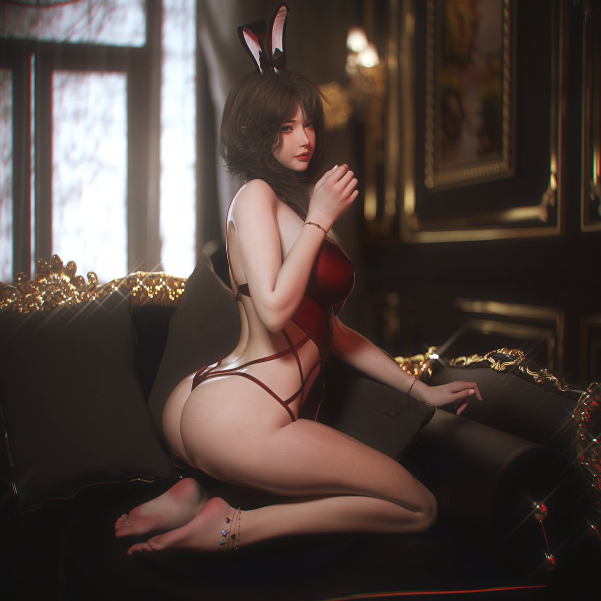 KyART_XD's tweet photo. Red Bunny 🐰 🍒 https://t.co/YF9uzBOA6L