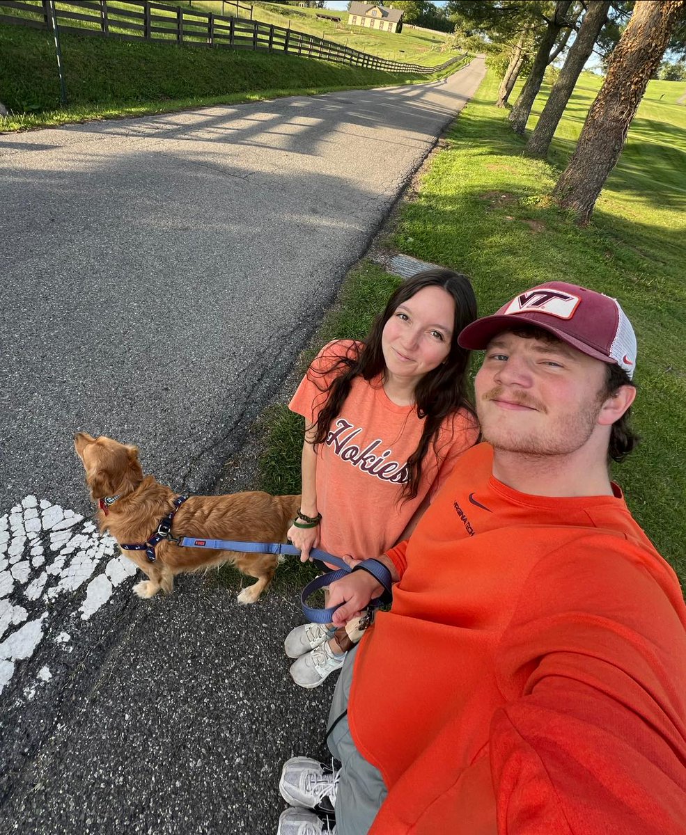 Thank you Ellie and Colton for your Mattie Miracle ORANGE spirit in Blacksburg, VA! I always wear the Mattie Miracle headband that you made on Walk Day. It is a tradition! #mmcfwalk
