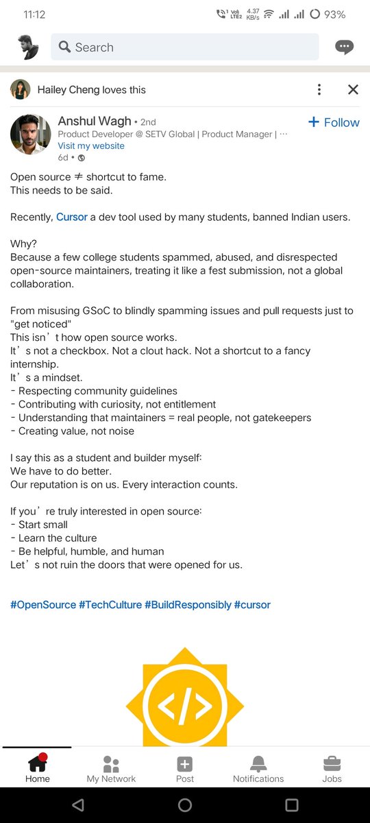 MaxWithBug's tweet image. This is serious, ab to saram karlo #OpenSource