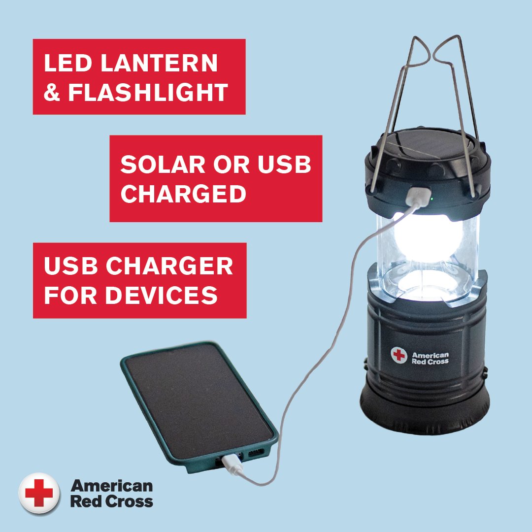 Start summer on a bright note: Give blood or platelets &amp; help save lives! Get an exclusive Red Cross solar lantern when you come to give May 19-31, while they last! PLUS come give in May for a chance at a U.S. trip of choice for 2. Book: rcblood.org/42qqNuP (T&amp;C; other entry)