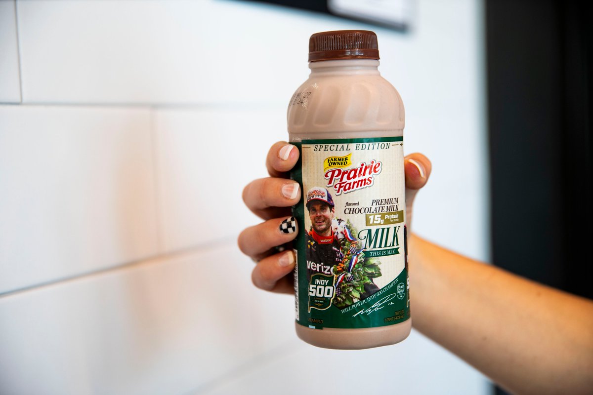 Indianapolis Motor Speedway (@ims) on Twitter photo Nothing more iconic than milk at the Speedway 🥛
Make sure you grab our exclusive <a href="/PFDairy/">Prairie Farms Dairy, Inc.</a> #Indy500 milk pints TRACKSIDE as well as in stores across the Midwest. Nothing more iconic than milk at the Speedway 🥛
Make sure you grab our exclusive <a href="/PFDairy/">Prairie Farms Dairy, Inc.</a> #Indy500 milk pints TRACKSIDE as well as in stores across the Midwest.