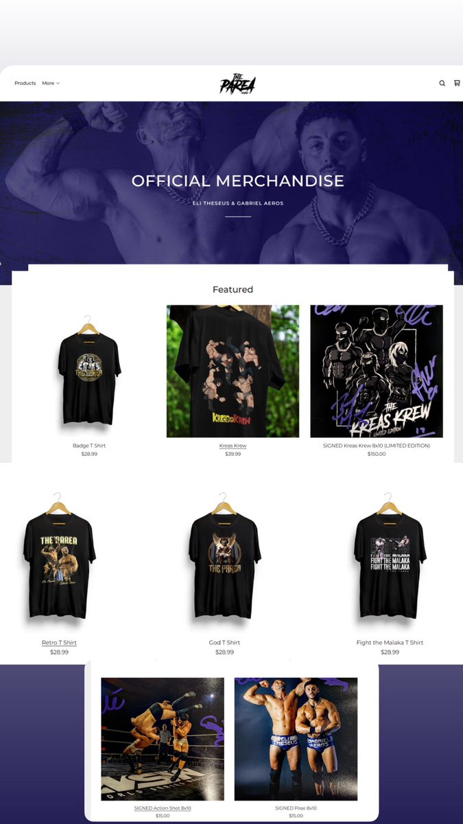 OFFICIAL MERCHANDISE WEBSITE IS LIVE IN THE USA 

Limited stock available! 

theparea.bigcartel.com