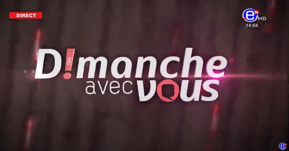 EquinoxeTv_cm's tweet photo. DIMANCHE AVEC VOUS DU DIMANCHE 18 MAI 2025 - ÉQUINOXE TV
INVITÉ: Paul BAHOKEN Ancien Lions Indomptable
#dimancheavecvous #équinoxetv #audelàdelimagenousrendonscompte
https://t.co/60l05BdPJT https://t.co/OzgQYgg00h