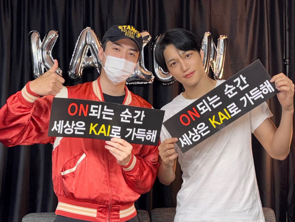 kokokbop's tweet image. KAION DAY 1 AND DAY 2 

DAY 1 WITH SEHUN
DAY 2 WITH CHANYEOL KYUNGSOO AND SUHO 😭😭😭