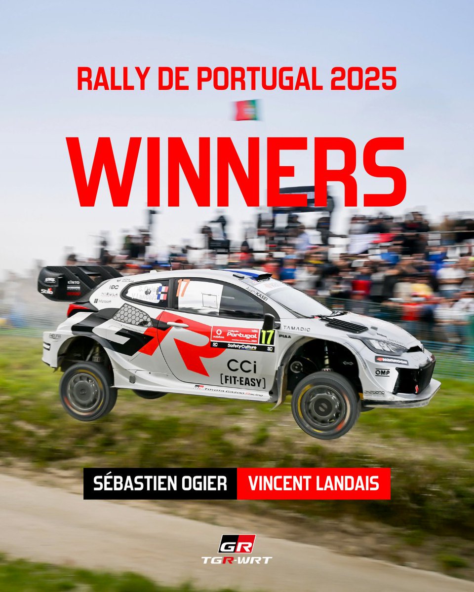 Seb Ogier vince il Rally del Portogallo seguito da Tanak e Rovanpera