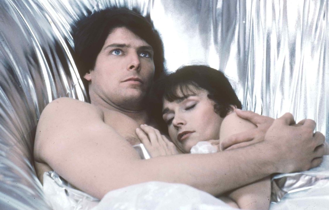 JanuaryMovie's tweet photo. π¨π¦ #Bales2025FilmChallenge Superman II #RIPGeneHackman @BrambleJim @ithrah69 @VaderJaws @ihateclaims @krazykeithrules @WiseguySix @FilmsQuirky Baby Jan was fascinated by the Silver Ice Cave Bedβ’οΏ½οΏ½οΏ½. https://t.co/MvqyHdYfNb