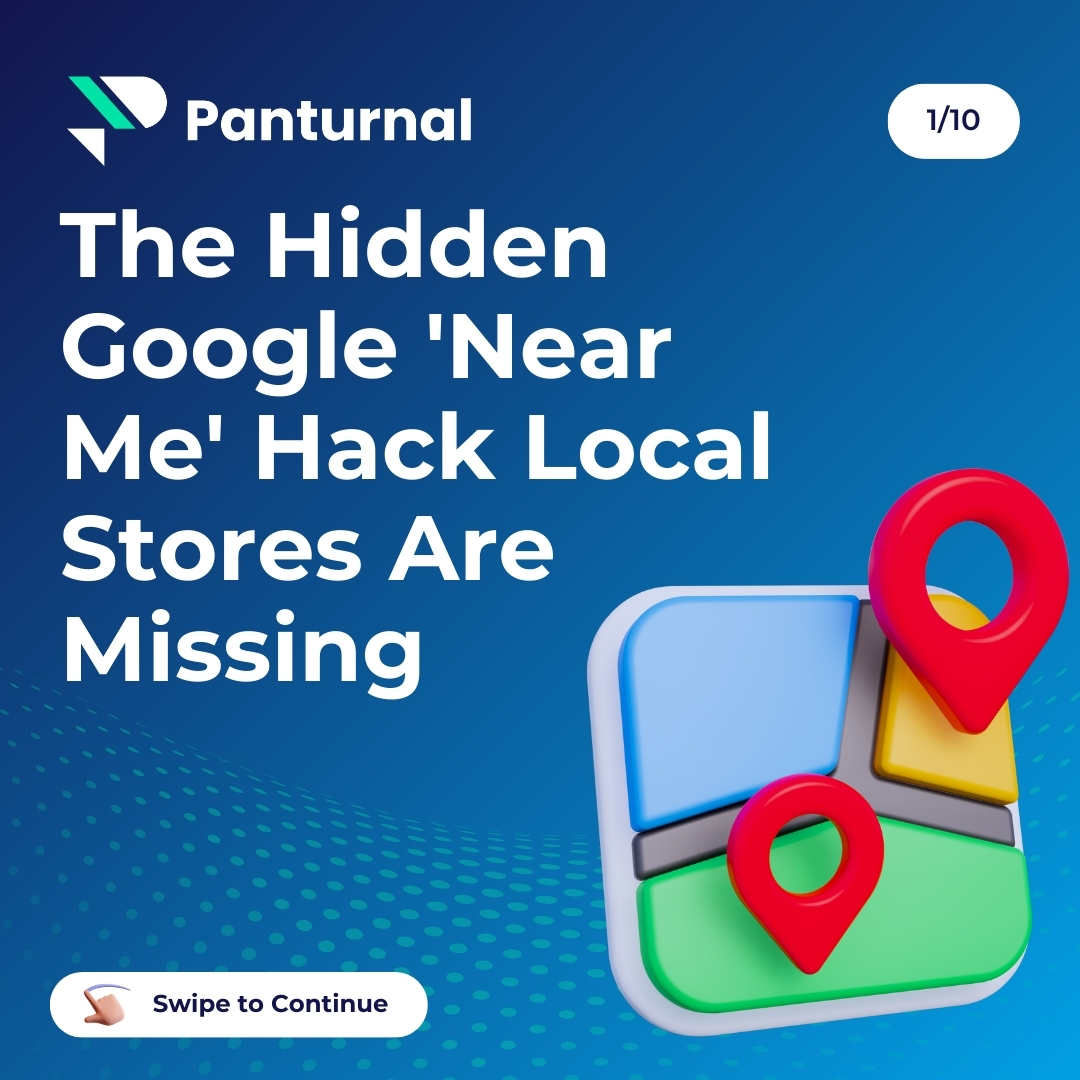 Twitter Thread: The Hidden Google 'Near Me' Hack

1/10 70% of "near me" searchers visit a business within 24 hours. But here's the problem: Your biggest customers are already searching-they're just finding your competitors instead.