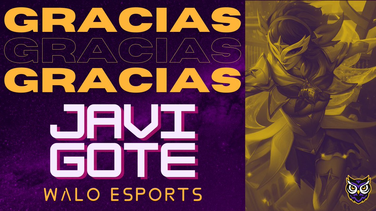 🚨ANUNCIO🚨
Seguramente debiamos haberlo realizado hace ya un tiempo... Pero teniamos algunas despedidas pendientes en el equipo. Entre ellas la de <a href="/javigotee/">Javigotee</a> exToplaner y exAdc del equipo. Te llevaremos en nuestros corazones 💜