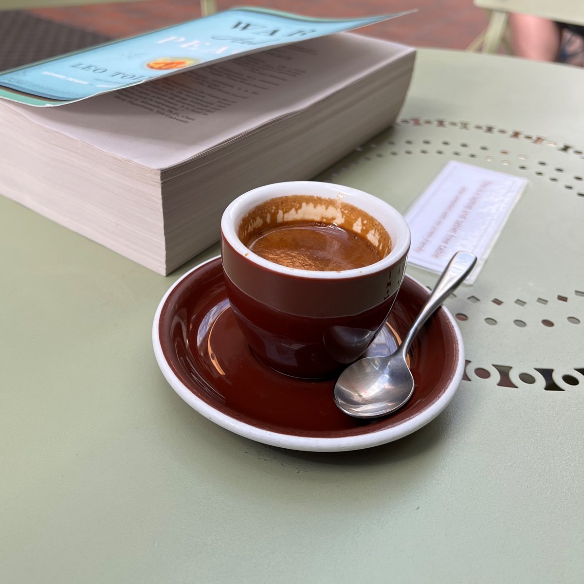 The espresso is still excellent at Comet Coffee after all these years. Really do need to get out more in my home town of Ann Arbor.