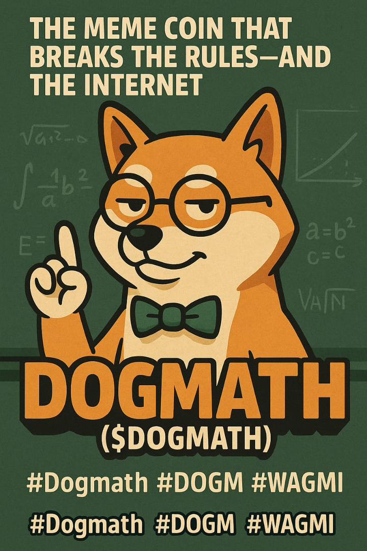 OfficialDogMath's tweet photo. @Gforce_07 The runner ticker is $DOGM
@OfficialDogMath is an ultra-low MC gem with tons of Upside. You are still early.

CA:2P8DHQD8b2MqKrHphTa4pUbrEbxYkoh4aU4BqUAW9Ugk

TG:https://t.co/tTHICQa5aN https://t.co/I4c9OfZr3c