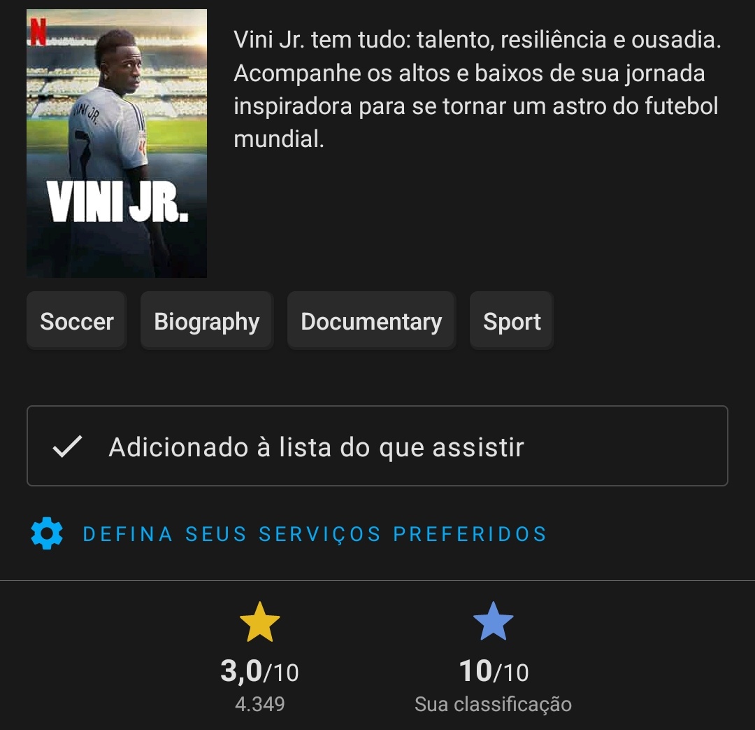 Vamos deixar os gringos acabar com o documentários mesmo?

Já mudamos pra 3/10⭐