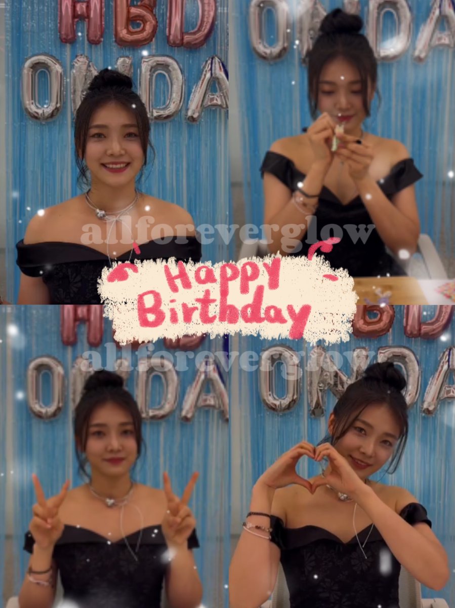 allforeverglow's tweet photo. #HBD_ONDA_EVENT 
온다 생일 축하합니다! 🎉 처음 무대에서 당신을 본 순간부터 당신은 내 마음속에 가장 특별한 존재가 되었습니다✨ 새로운 한 살은 당신이 매일 행복, 건강, 계속 그 반짝이는 여자아이가 되길 바랍니다🍀 나는 항상 당신의 뒤에서 당신을 응원하고 더 먼 길을 함께 할 것입니다!🎂 https://t.co/u1stB02noc