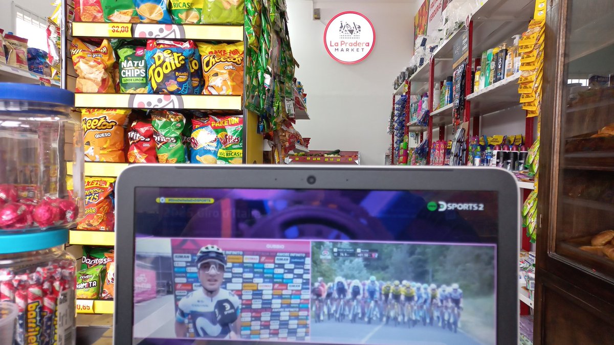 AlejandroG55227's tweet photo. #GiroDeItaliaEnDSPORTS Un saludo a Pegatina, Iñaki, Camilo y Santiago desde Ibarra, con toda la sintonia desde Pradera Market hoy es un día muy bueno para Latinoamerica, desde Ibarra Ecuador https://t.co/5FqQ8kh5Ez