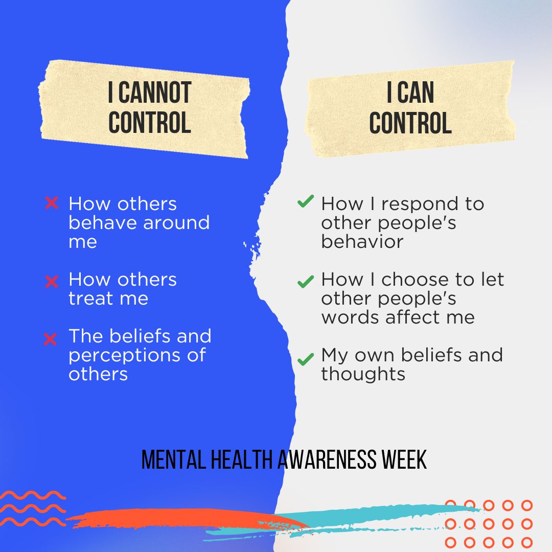One powerful mindset shift that’s helped me and something I am always discussing with clients is this.

Focus on what you can control.

Let go of what you can’t.

#MentalHealthAwarenessWeek #Mindfulness #EmotionalWellbeing #ControlWhatYouCan #MentalHealthMatters #Resilience