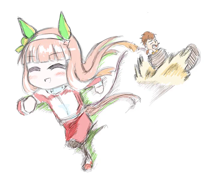 絵チャでスズカさん 