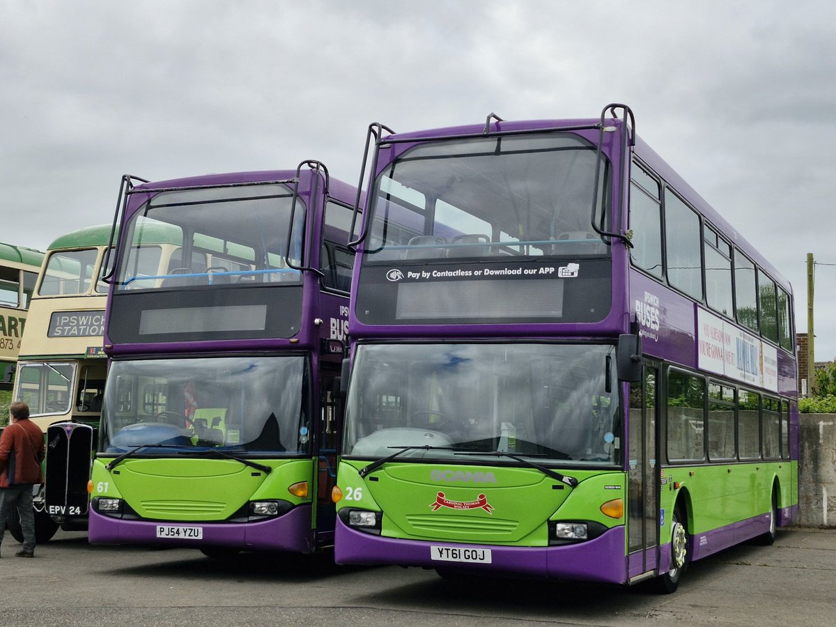 Ipswich Transport Museum (@ipstransmuseum) on Twitter photo As part of ADX1s 75th birthday, the museum would like to thank our friends at <a href="/ipswichbuses/">Ipswich Buses Official</a> for bringing out two of their Scania OmniDekka vehicles. As part of ADX1s 75th birthday, the museum would like to thank our friends at <a href="/ipswichbuses/">Ipswich Buses Official</a> for bringing out two of their Scania OmniDekka vehicles.